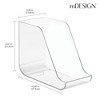 mDesign Plastic Kitchen Storage Organizer Container Bins - 4 Pack - Clear - 4 of 4