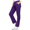 Hey Collection Women Medical Scrubs Straight Leg Pants with 4 Pockets and 4-Way Stretch - 2 of 4