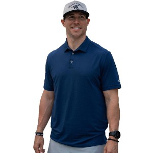 Burlebo Men's Performance Short Sleeve Polo Golf Shirt - 1 of 2