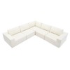 XIYUYEU Sectional Combination 6-seater Sleeper Couch - 3 of 4