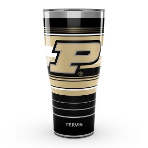 NCAA Purdue Boilermakers 30oz Hype Stripes Stainless Steel Tumbler - 1 of 4