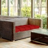 Aoodor Outdoor Polyester Tufted Bench Cushion, Water-resistant & Fade-Resistant, Cushion for Window, Love Seat, Rattan Bench, Piano Bench - 3 of 4