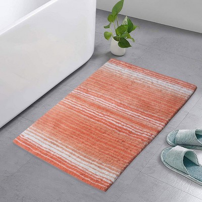 bathroom rugs burnt orange