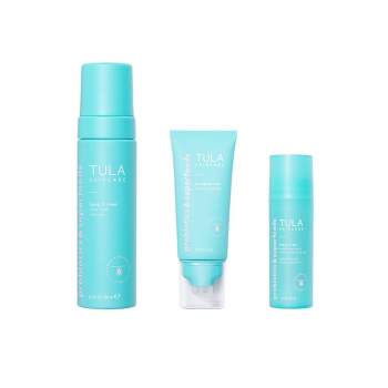 TULA SKINCARE Heroes Full Size Acne Clearing Routine Set - 3pc - Ulta Beauty