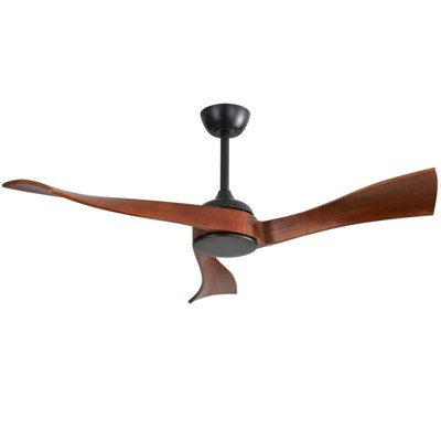 Sofucor 52'' Ceiling Fan without Light with 3 Solid Wood Blades 6 Speeds Remote Control