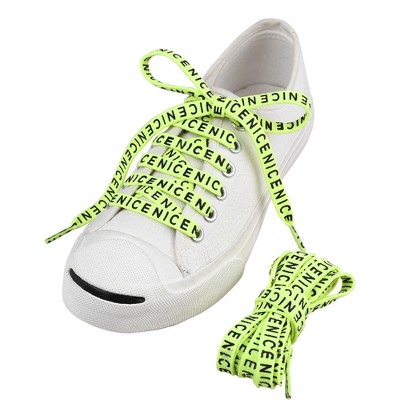 INSPIRE CHIC NICE Flat Fat Shoelaces for Sneakers Hiking Shoes 0.35" 2 Pairs