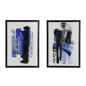 20"x28" Set of 2 Rosanna Modern Abstract Wall Arts - A&B Home
