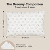 KeaBabies Toddler Pillow with Pillowcase, 13X18 Soft Organic Cotton Toddler Pillows for Sleeping, Kids Travel Pillow Age 2-5 - 3 of 4