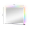 VANITII Luxury Hollywood Glow Vanity Mirror with RGB & Bluetooth Speaker, 31.5" x 22.8’' - 4 of 4