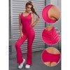INSPIRE CHIC Women's Hollow Back One Piece Long Workout Fitness Full Body Shapers - 3 of 4