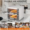 coucheta Countertop Pizza Oven, Stainless Steel Electric Pizza Maker with Dual Heating Tubes, for Home Restaurant - 3 of 4