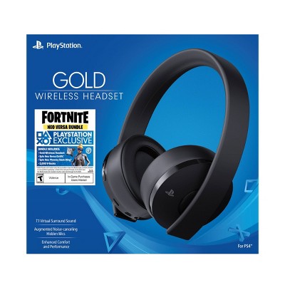 target playstation gold wireless headset