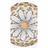 Earth Rugs Rustic Floral Daisy Round Large Coaster 7" Eco-Friendly Accent - 3 of 3
