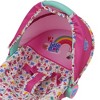 Baby Alive Deluxe Doll Car Seat - Pink & Rainbow - 3-in-1, Fits Dolls Up To 18" - 4 of 4
