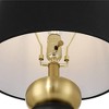 360 Lighting Anthem 19" High Black and Brass Table Lamp Set of 2 - 4 of 4