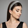 Unique Bargains Women's No Slip Rhinestone Wide-brimmed Headband 4.45"x0.98" White 1 Pc - image 2 of 4