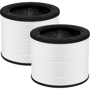 Nispira Airmega 100 3-in-1 True HEPA Activated Carbon Filter Replacement For Coway Airmega 100 Air Purifier, 2 Packs - 1 of 4