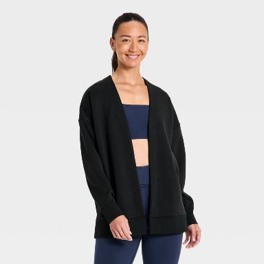 Women's Airy Sleek Cardigan - All In Motion™ Black XS
