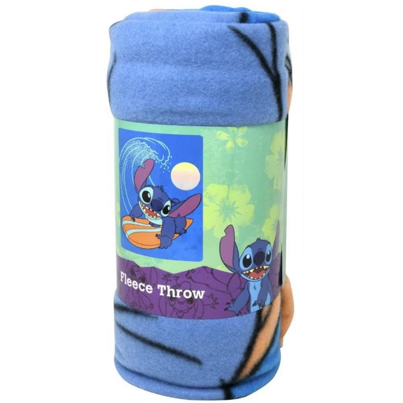 Jay Franco & Sons Disney Lilo and Stitch 45 x 60 Inch Fleece Throw Blanket, 3 of 4