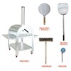 Dual Fuel Outdoor Pizza Oven - Stainless Steel Pizza Maker With Casters Insulation Multi Fuel Grill Portable Design - 3 of 4