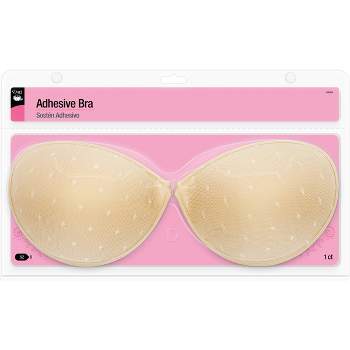 Dritz D Cup Adhesive Strapless Backless Bra Nude