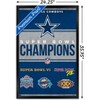Trends International NFL Dallas Cowboys - Champions 23 Framed Wall Poster Prints - 3 of 4