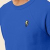 Dalix Lightning (Glow in the Dark) Embroidered Crewneck Fleece Sweatshirt Pullover Mens - 4 of 4