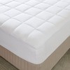 NicBex Microfiber Quilted White Mattress Pad for Stain-Resistant & Moisture Wicking,Bedroom Bed Mattress in a Box - 4 of 4