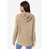 Roaman's Women's Plus Size Classic Length Waffle Zip Hoodie - image 3 of 4