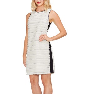 Vince Camuto Womens Fringe Stripe Sheath Dress - 1 of 1