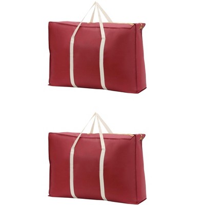 REGALWOVEN Foldable Storage Bags for Organizing Bedroom Clothing Closet Organizer with Handles 2 Pcs