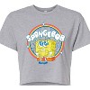 Women's - Spongebob Squarepants - Kawaii Cropped Graphic T-Shirt - 2 of 4