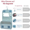 Narwey Small Hanging Travel Toiletry Bag for Women, Travel Bag for Toiletries, Makeup Bag - 3 of 3