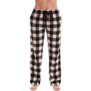 Just Love Womens Panda Print Micro Fleece Pajama Pants - 1 of 3