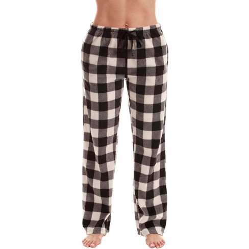 Just Love Womens Buffalo Plaid & Winter Print Micro Fleece Pajama Pants -  Christmas Pjs 45802-10195-wht-1x : Target