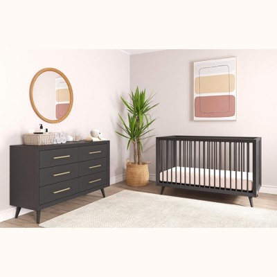 Child Craft Cranbrook Crib, Dresser and Chest Nursery Set, 3-Piece, Includes 4-in-1 Convertible Crib, Dresser and Chest