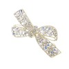 Unique Bargains Exquisite Butterfly Rhinestones French Barrette Hair Clips Purple 1 Pc - 4 of 4