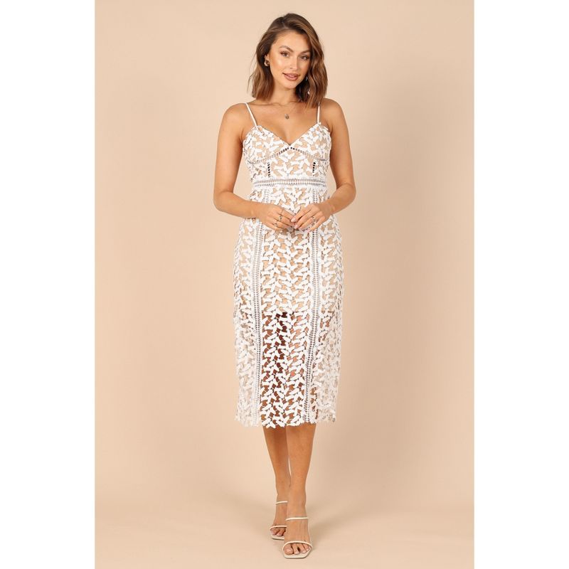 Petal and Pup Womens Franque Midi Lace Dress, 1 of 7