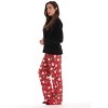 Just Love Womens Plush Pajama Pant Set with Matching Socks  Fun, Cozy Sleepwear with Sayings - 3 of 4