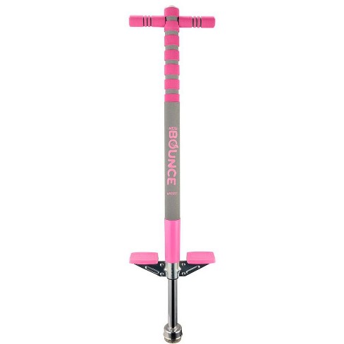 New Bounce Pogo Stick Easy Grip Sport edition Ages 5 9 40 to 80 Lbs Pink