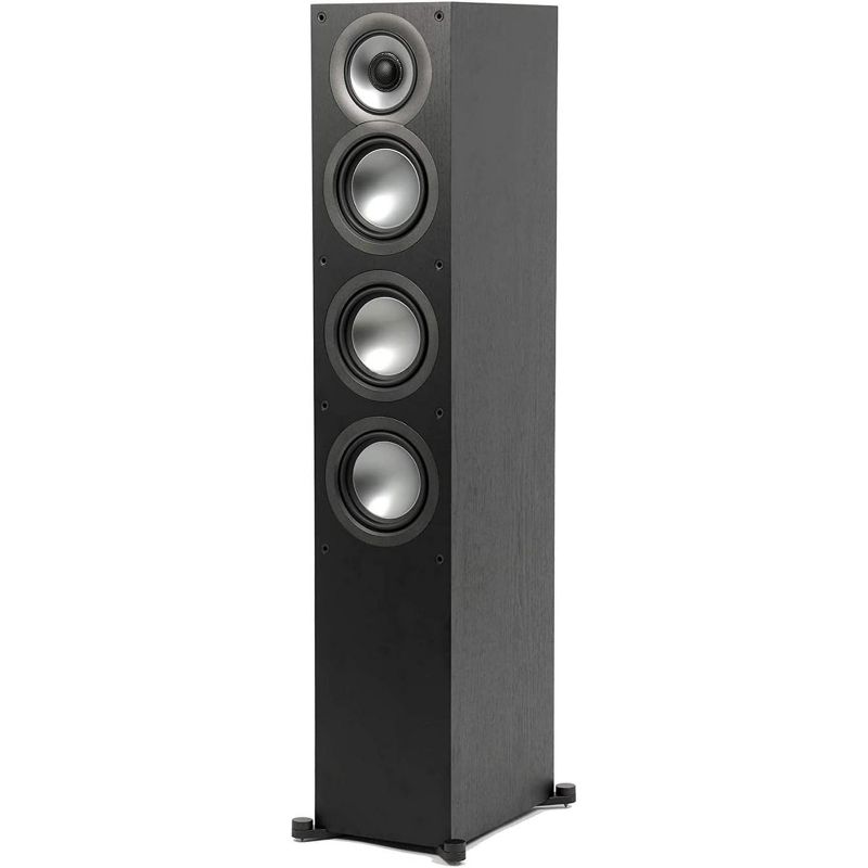 ELAC Uni-Fi 2.0 UF52-BK 3-Way 5.25" Floorstanding Speaker with Single Piece Woofer for Home Theater and Stereo System, Black, 1 of 5