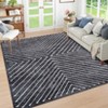 COZONY Washable Farmhouse Accent Rug, Soft Stain Resistant Non Shedding Carpet for Living Room Dining Room Bedroom - 2 of 4