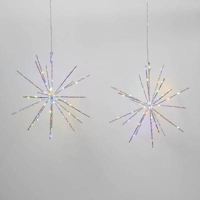 2pk Christmas LED Starburst Novelty 140 Lights Multicolor - Wondershop™