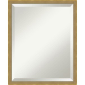 Amanti Art Incline Beveled Wood Framed Bathroom Vanity Wall Mirror - 1 of 4