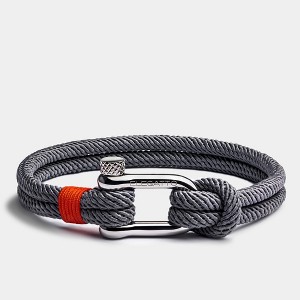 Elegatto Alchor Bracelet Gray Small - 1 of 4