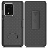Nakedcellphone Case with Stand and Belt Clip Holster for Samsung Galaxy S20 Ultra - Black - 2 of 4