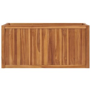 vidaXL Raised Bed Teak Solid Teak Wood Medium Durable Raised Bed - 1 of 4