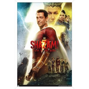 Trends International DC Comics Movie Shazam! Fury of the Gods - One Sheet Framed Wall Poster Prints - 1 of 4