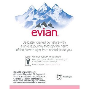 Evian Natural Spring Water 1.5 Liter 50.7 Oz Bottles - Pack of 12 50.72 Fl Oz (Pack of 12) - 1 of 1
