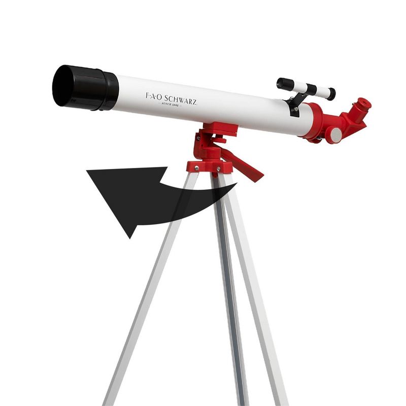 FAO Schwarz Galaxy Viewer Toy Telescope with Tripod, 5 of 9